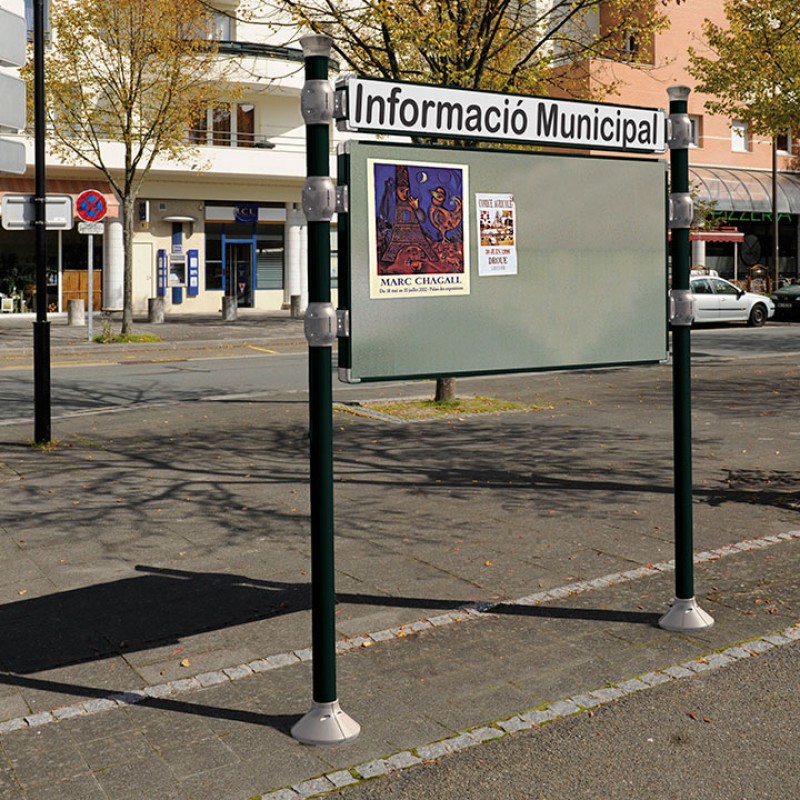 Panell d'anunci lliure s/rètol d'alç 1225 x 1670 mm